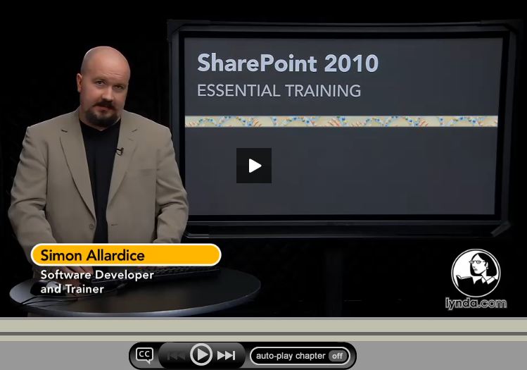 Lynda.com Free Preview: SharePoint 2010  Essential Training with Simon Allardice