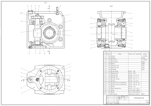 Example: 2D CAD drawing