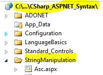 CS Syntax String Manipulation Len