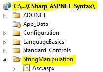 CS Syntax String Manipulation Length