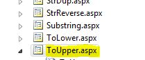 CS Syntax String Manipulation ToUpper