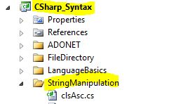CS Syntax String Manipulation Split