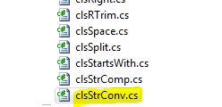 CS Syntax String Manipulation StrConv