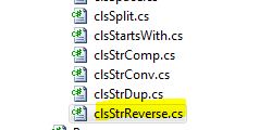 CS Syntax String Manipulation StrReverse