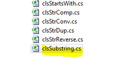 CS Syntax String Manipulation Substring