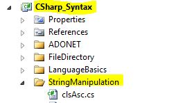 CS Syntax String Manipulation Trim