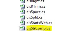 CS Syntax String Manipulation strComp