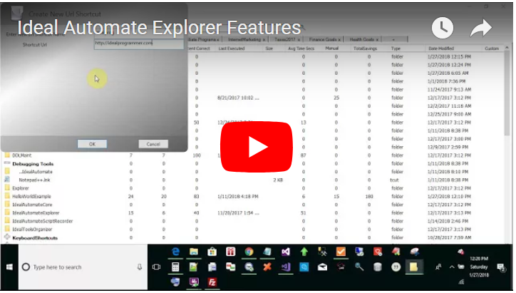 Ideal Automate Explorer Features