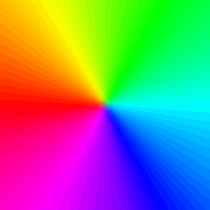 An animated GIF illustrating a technique for displaying more than the typical limit of 256 colors