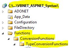 VB.NET ASP.NET Syntax Functions CUShort