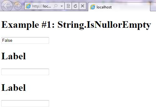 VB.NET Syntax StringManipulation IsNullorEmpty screenshot