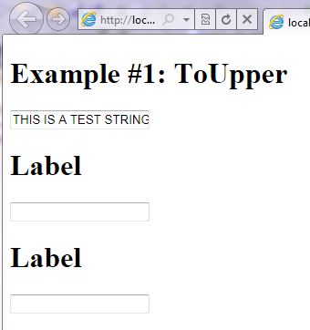VB.NET Syntax StringManipulation ToUpper screenshot