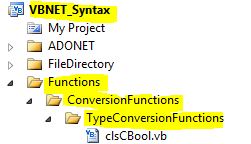 VB.NET Syntax Functions CUShort