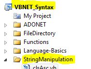 VB.NET Syntax StringManipulation InStrRev